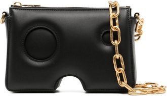 Off-white Burrow leather shoulder bag - women - Leather - One Size - Black