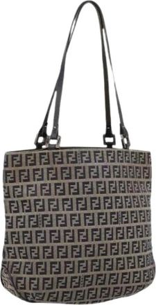 Fendi Pre-owned Vintage Tote Bag - Dames - Vintage Shopper - Blauw - ONE Size - Vintage