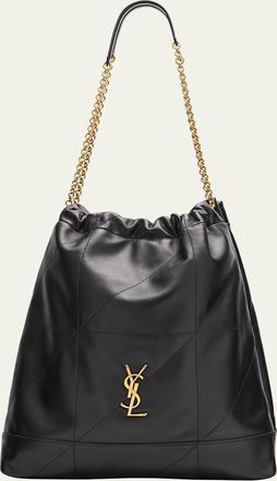 Saint Laurent Jamie Large Pochon YSL Shoulder Bag in Quilted Lambskin Leather