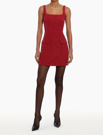 Amanda Uprichard Cecilie Dress In Durham Tweed