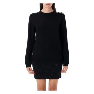 Balmain Monogrammed Knit Top
