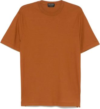 Dell'Oglio T-shirt in cotone - Marrone