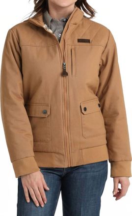 Cinch Barn Bomber Jacket In Brown