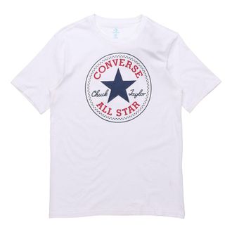 Converse Chuck Taylor All Star Classic Round Neck Short Sleeve White 10007887-102