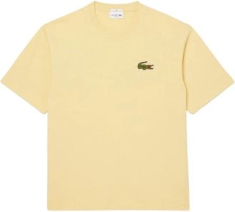 Lacoste T-shirt Mezza Manica - Heren - T-shirts - Geel - 2XS - Tops