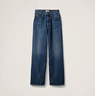 Miu Miu Washed denim flared jeans