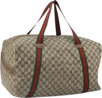 Gucci Pre-owned Weekend Bags, female, Beige, Size: ONE SIZE Pre-owned Weekend Bag