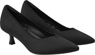 Vivaia Scarlett Pointed-Toe Kitten Heels in Black at Nordstrom, Size 9.5