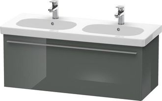 Duravit Duravit X-large Vanity Unit Wall Hung 6050, 1 Caj&oacute;n, 1150mm Para El C&oacute;digo D, Color (frente/cuerpo): Laca De Alto Brillo Dolomiti Grey - Xl605003838