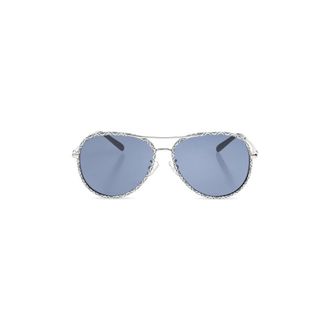 Tory Burch Tory Burch, Sunglasses, female, Gray, Size: 58 MM Eleanor Pilot Sunglasses