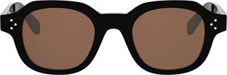 Celine CL40326U Celine 3 Dots HD 01E Mens Sunglasses Black Size 48