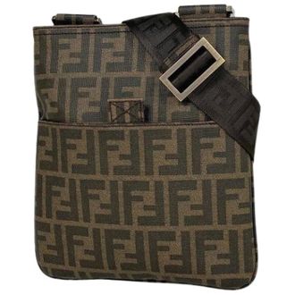 Fendi Pre-owned Cross Body Bags, female, Brown, Size: ONE SIZE Pre-owned Vintage Shoulder Bag