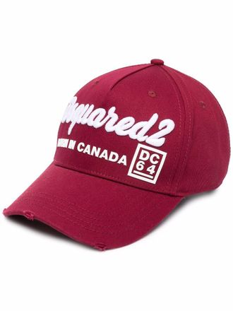 Dsquared2 embroidered logo cap - men - Cotton - One Size