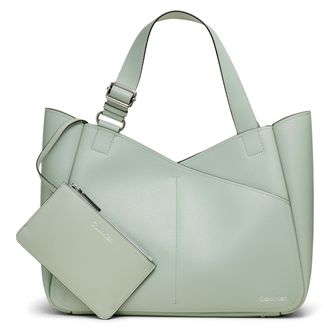 Calvin Klein Womens Zoe Tote, Desert Sage, One size