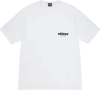 St&uuml;ssy Rollers Tee - Heren - T-shirts - Wit - S - Katoen - Tops