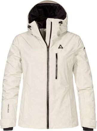 Sch&ouml;ffel Jacket Nollen Skijacke f&uuml;r Damen | beige/wei&szlig;
