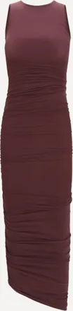 Wolford Abito midi asimmetrico e semi-trasparente Woman XS