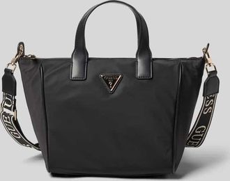 Guess Handtasche mit Label-Applikation Modell FOLLIE SMALL TOTE in Black, Größe 1