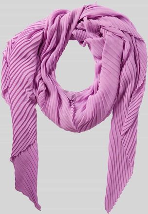 Emporio Armani Schal mit Plisseefalten in Rosa, Größe 1