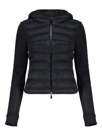 Herno Jack met capuchon en rits - Zwart