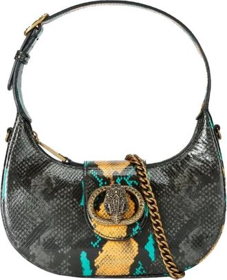 Kurt Geiger Slangenprint Chelsea Hobo Tas - Dames - Schoudertassen - Grijs - ONE Size - Leer - Tassen