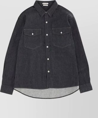 J.W.Anderson oversized denim shirt button down collar