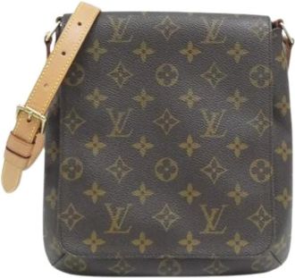 Louis Vuitton Pre-owned Cross Body Bags, female, Brown, Size: ONE SIZE Pre-owned Vintage Monogram Shoulder Bag