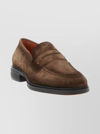 Santoni capsule loafers featuring penny strap