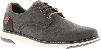 Hush Puppies Mens Hush Puppies Mens Shoes Canvas Memory Foam Bruce grey UK Size - Size: 10