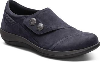 Aetrex Womens Karina Shoes In Navy