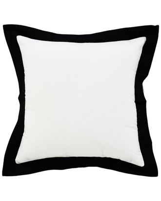 LR Home Lr Home Brynn Bordered Flange Frame Throw Pillow