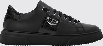 Philipp Plein Sneakers basse in pelle liscia con logo laterale applicato