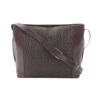 Celine Pre-owned Cross Body Bags, female, Brown, Size: ONE SIZE Pre-owned Vintage Canvas Shoulder Bag