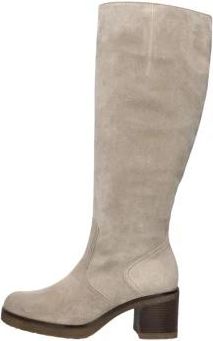 Gabor Beige Su&egrave;de Hoge Laarzen met Blokhak - Dames - Laarzen met Hak - Beige - 37 EU - Su&egrave;de - Schoenen