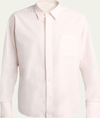 The Row Mens Marek Cotton Poplin Button-Down Shirt