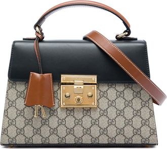 Gucci Pre-owned Gucci Small GG Supreme Padlock Satchel Ladies WUE5CLBYDRLO4TIT