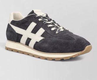 Hogan suede leather low-top sneakers