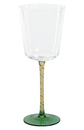Zodax Sachi Set of 4 Red Wine Glasses in Green/Amber at Nordstrom Rack