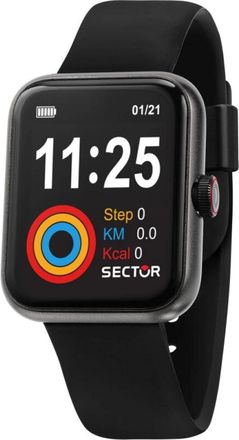 Sector S-03 Smart Digitaal Horloge Zwart - Heren - Horloges - Zwart - ONE Size - Accessoires