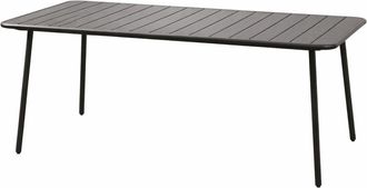 Concept Usine Mesa de jard&iacute;n para 6 personas 160 cm gris oscuro