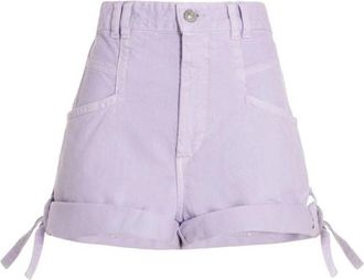 Isabel Marant Naesqui Denim Shorts - Dames - Denim shorts - Paars - XS - Denim - Korte Broeken
