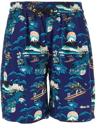 Mauna Kea Printed viscose shorts Man S