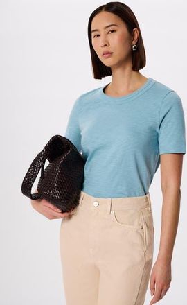 Whistles Rosa Double Trim T-Shirt in Blue at Nordstrom, Size X-Small