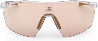 adidas Shield Sunglasses in Crystal /Brown Mirror at Nordstrom