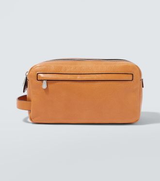 Brunello Cucinelli Leather toiletry bag