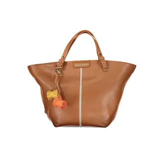 Mario Valentino Brown Polyurethane Woman Womens Bag