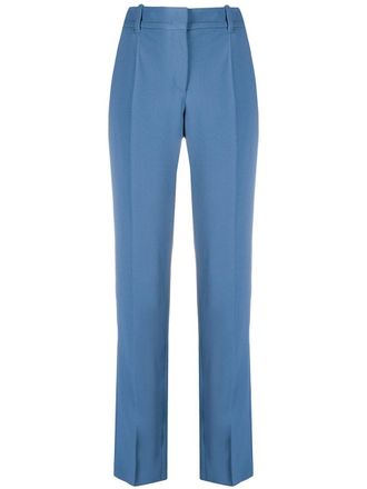 Emporio Armani high-waist slim trousers - Blue