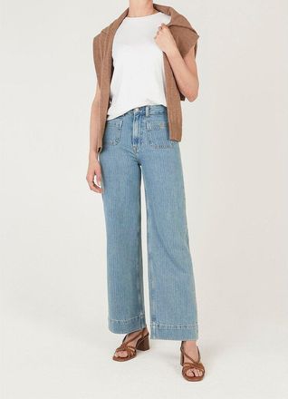 Pepe Jeans London Wijde gestreepte jeans met zakken, LEXA