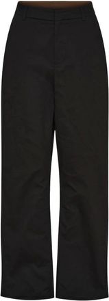 Notyz Pantaloni dritti - - Trousers - Donna - Nero - 2XL