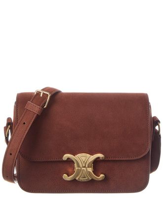 Celine Celine Teen Triomphe Leather Shoulder Bag